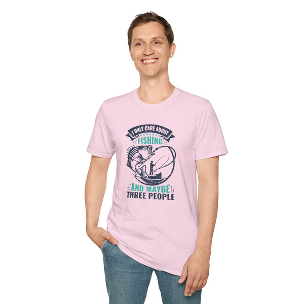 I Like Fishing and 3 People - Classic T-Shirt