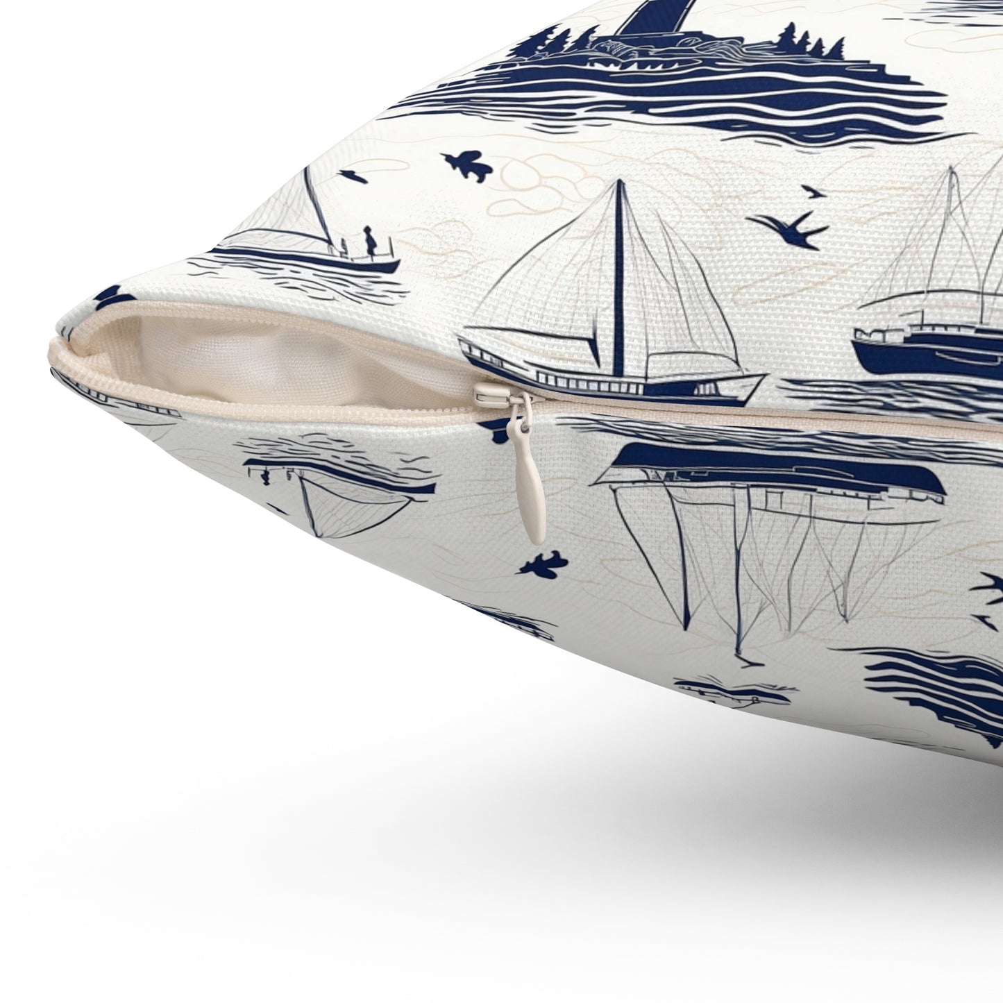 Nautical Throw Pillow