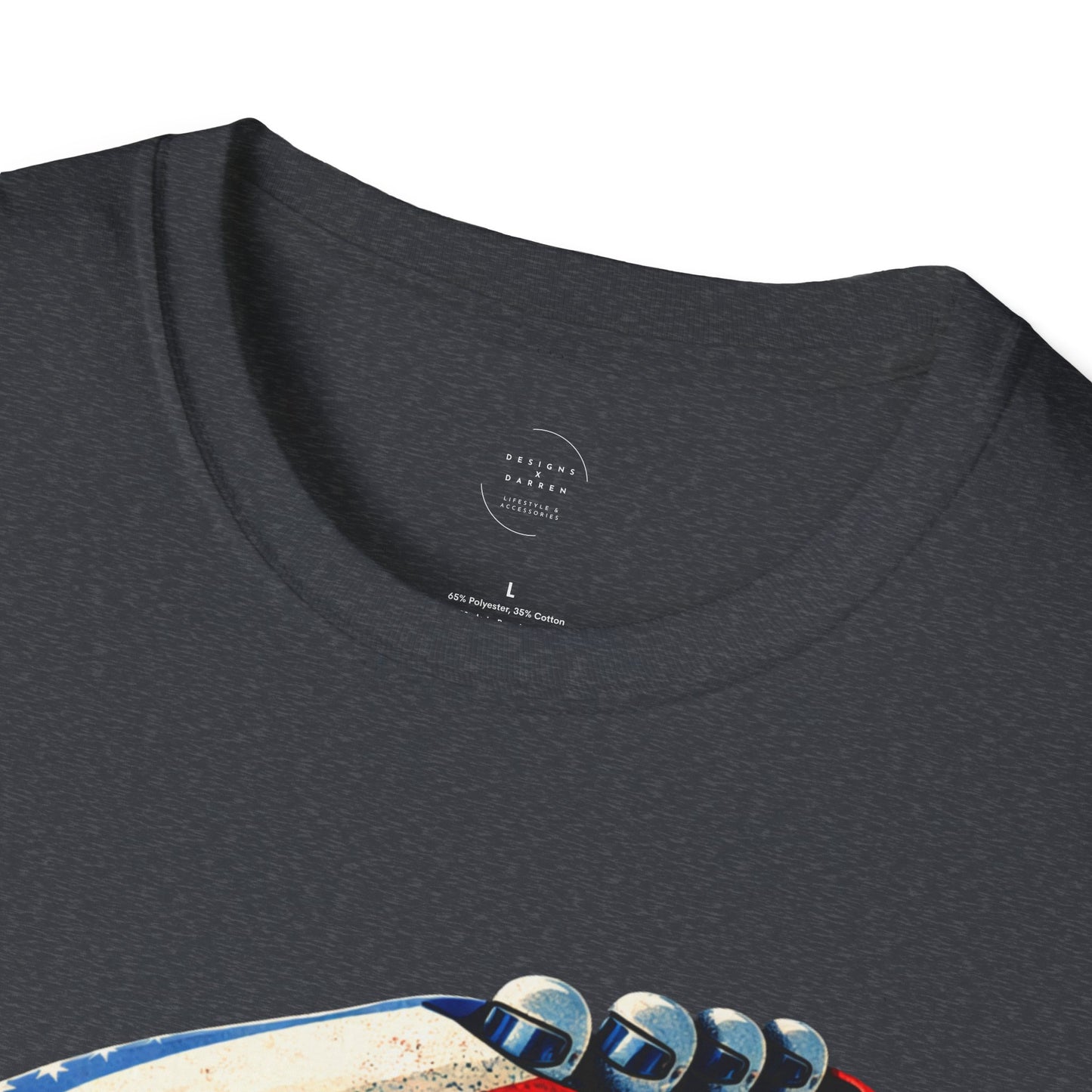 67 Bobsled Team USA T-Shirt - Patriotic Red White Blue Drip Graphic - Winter Sports Streetwear - Gildan Softstyle Men Women