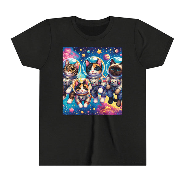Kids Cats In Space TShirt Kids Graphic Tee