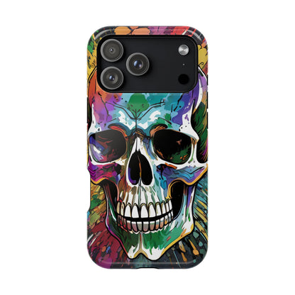 Graffiti Skull - MagSafe iPhone Tough Case