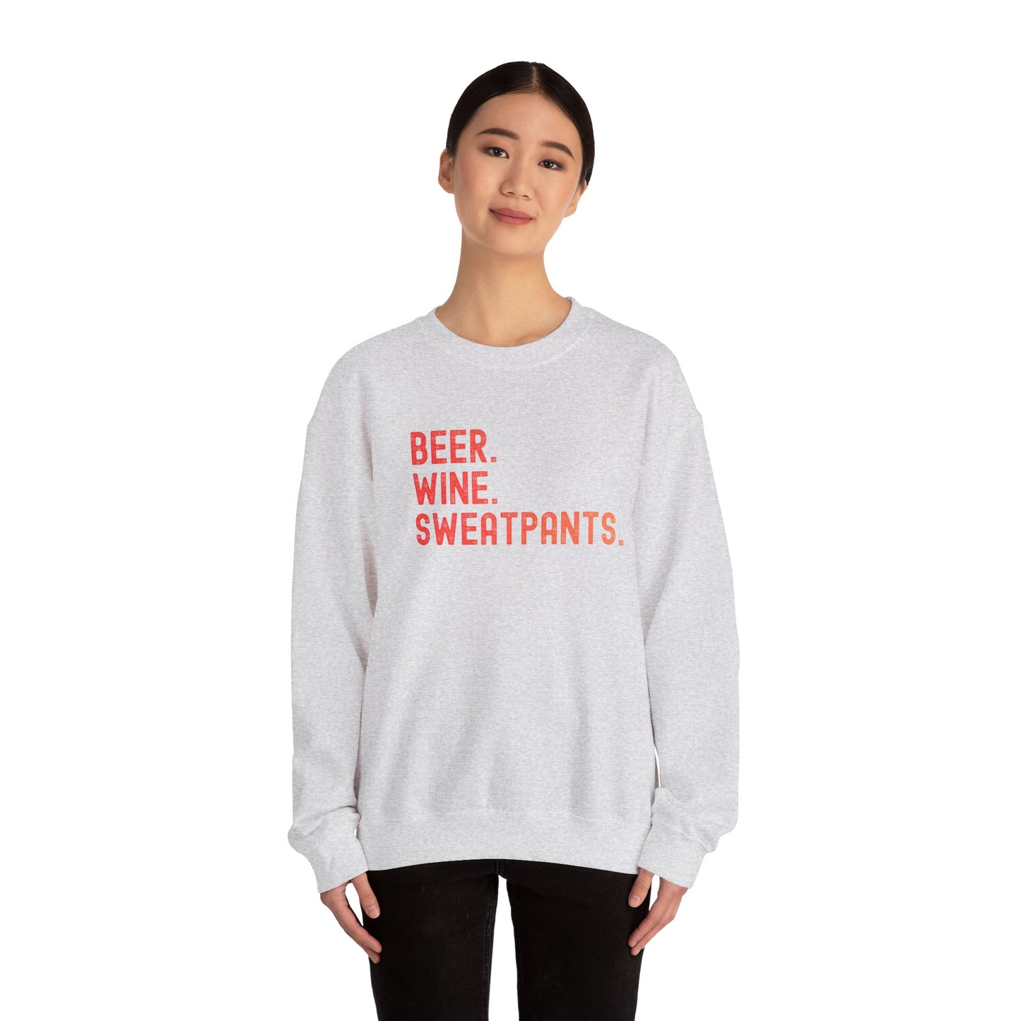 Beer Wine Sweatpants Crewneck Sweatshirt