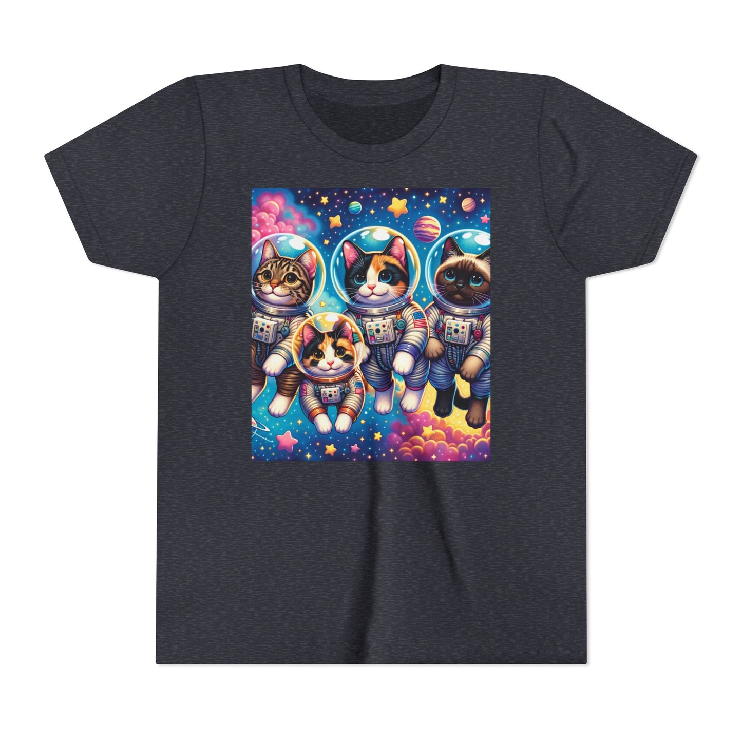 Kids Cats In Space TShirt Kids Graphic Tee