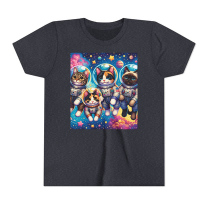 Kids Cats In Space TShirt Kids Graphic Tee