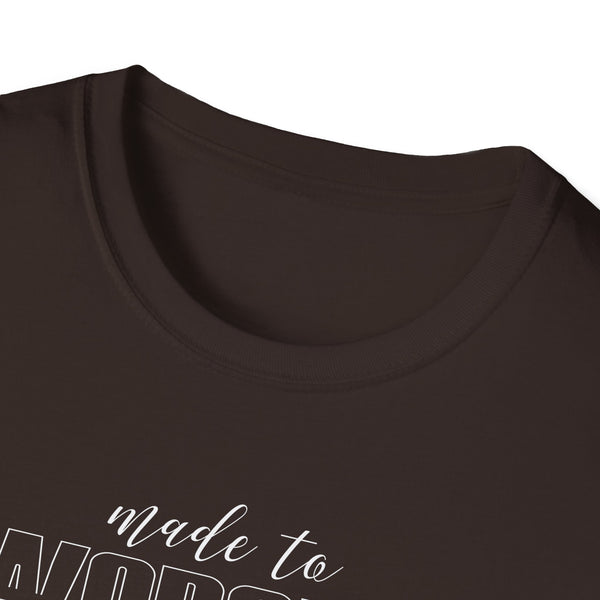 Made to Worship TShirt Unisex Softstyle T-Shirt Christian TShirt