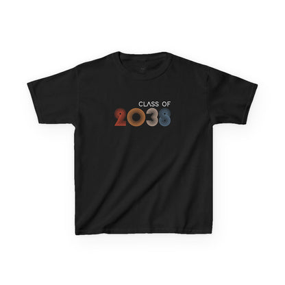 Class of 2038 Kids Tee - Perfect for Graduation, School Events, Birthday Gifts, Youth Wear, Trendy Apparel