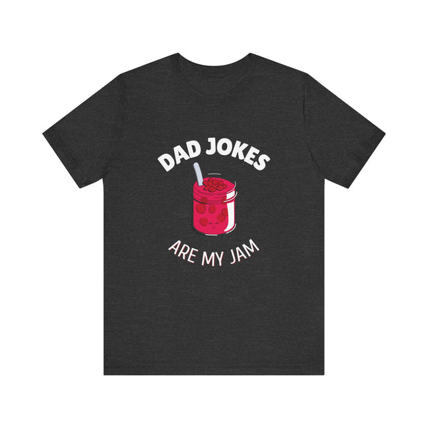 Funny Dad T Shirts, Dad Jokes Are My Jam T-Shirt, Funny Graphic Tee Great of Everyday Wear, Christmas Gift for Dad, Fathers Day, Birthday