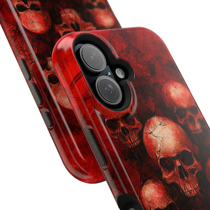 Red Skulls MagSafe iPhone Case