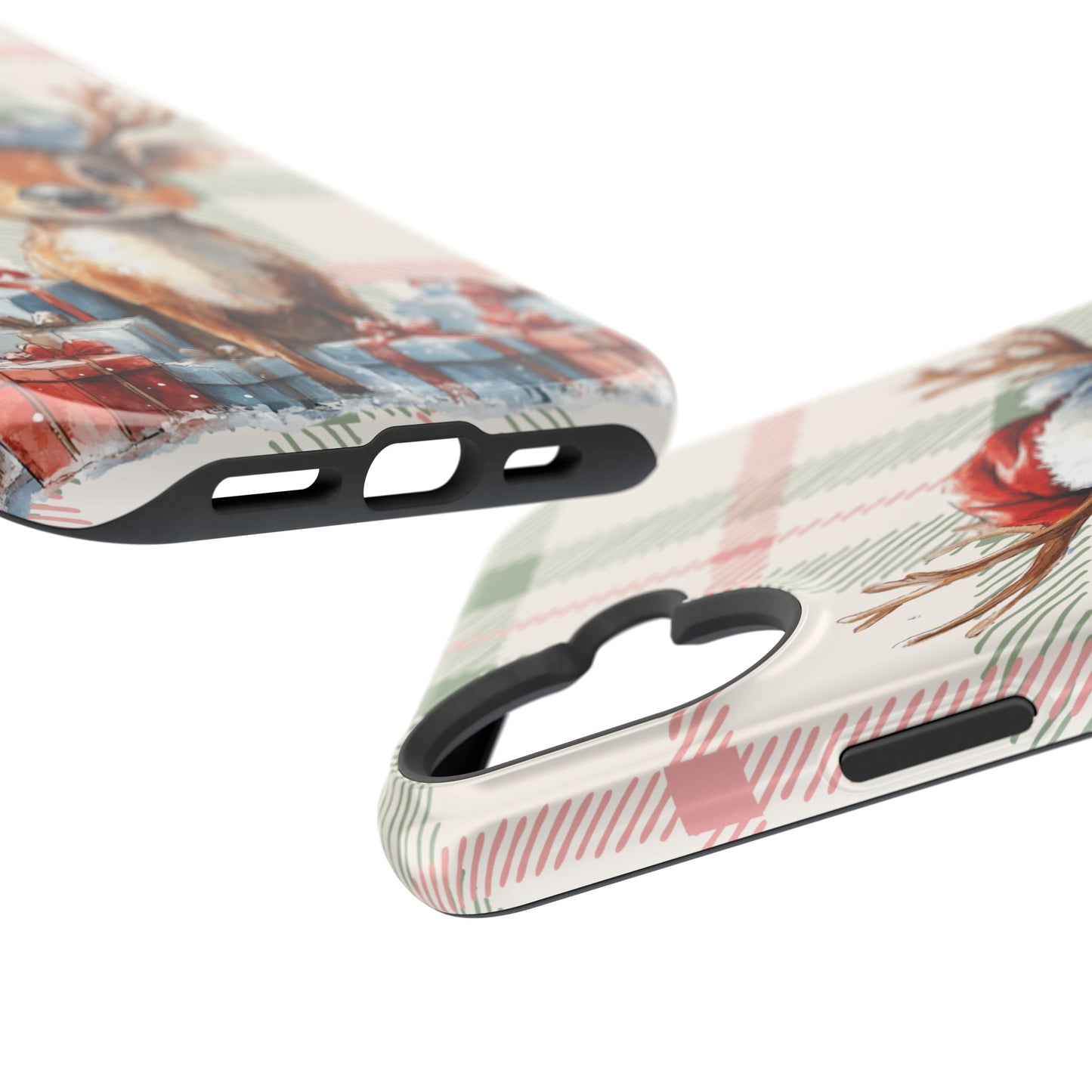 Festive Reindeer MagSafe Christmas iPhone Case