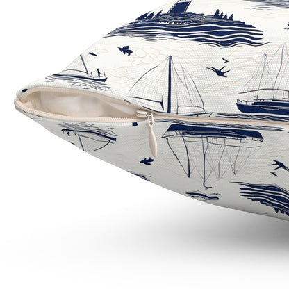 Nautical Throw Pillow