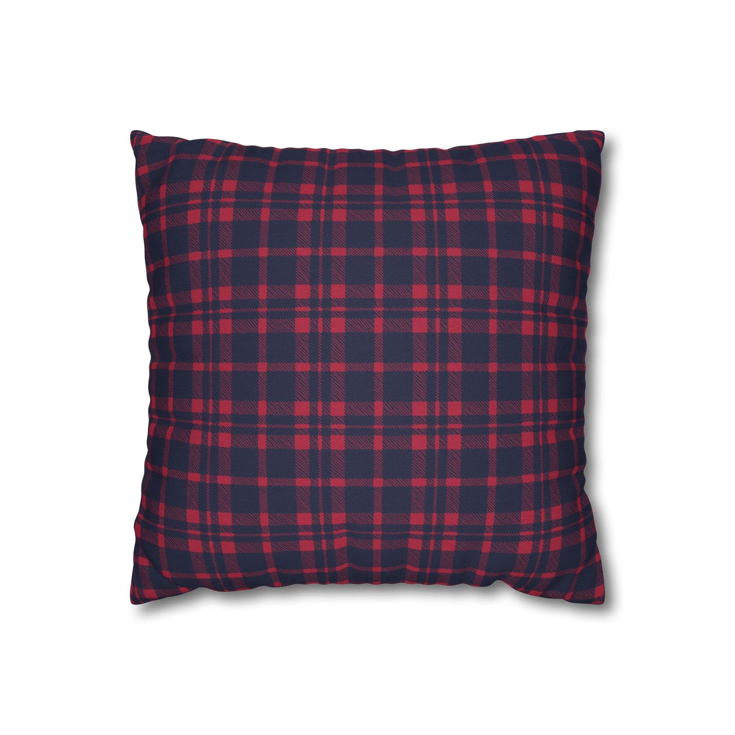 Blue & Red Plaid Christmas Pillowcase