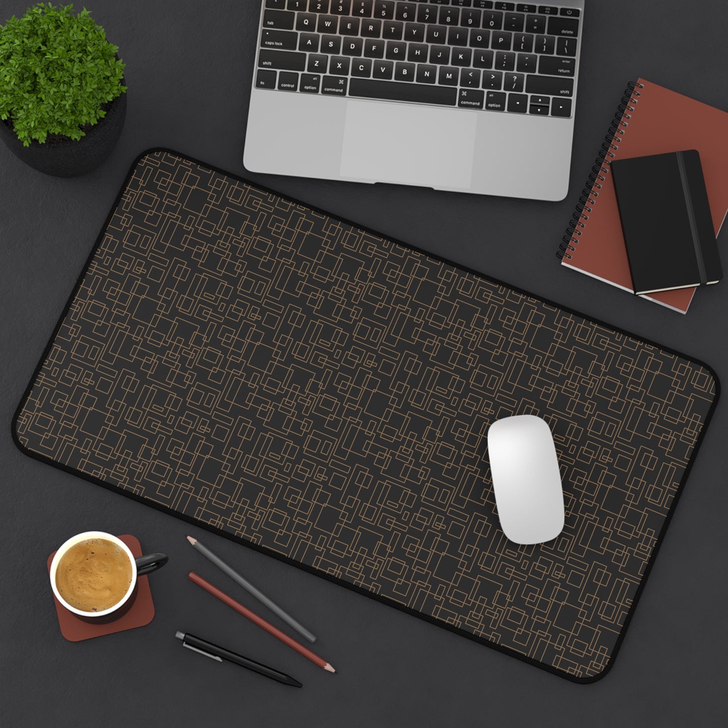 Modern Geometric Pattern - Desk Mat