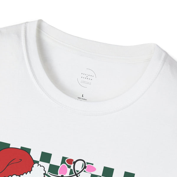 Christmas 67 Shirt – Cute Santa & Reindeer Holiday Graphic Tee – Festive “Six Seven” Xmas Top