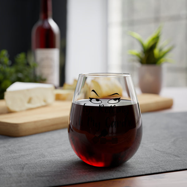 Eye Rolling Is My Cardio Stemless Wine Glass, 11.75oz