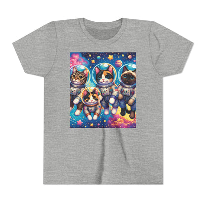 Kids Cats In Space TShirt Kids Graphic Tee