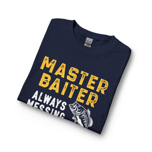 Master Baiter Fishing Graphic Long Sleeve | Funny Fisherman Shirt, Tackle Humor, Dad Jokes