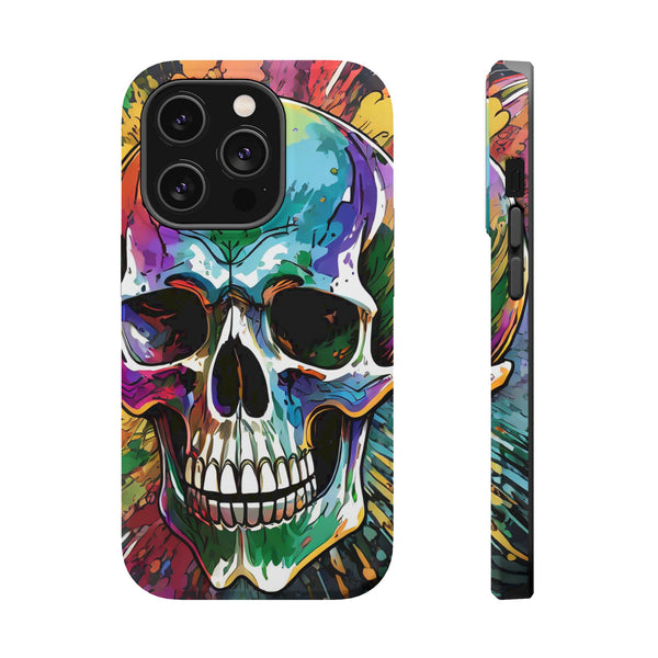 Graffit Skull Magnetic Tough Case for iPhone