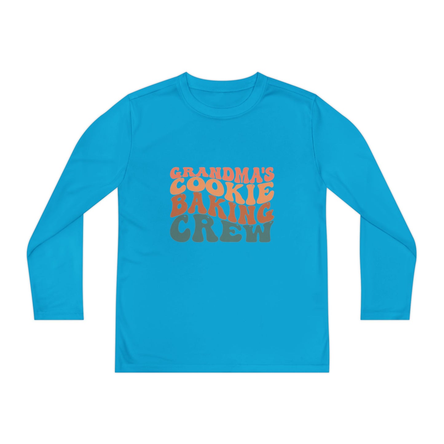Kids Long Sleeve Grandma Cookie Baking Crew