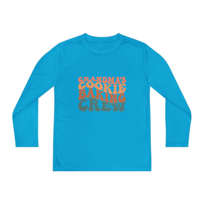 Kids Long Sleeve Grandma Cookie Baking Crew