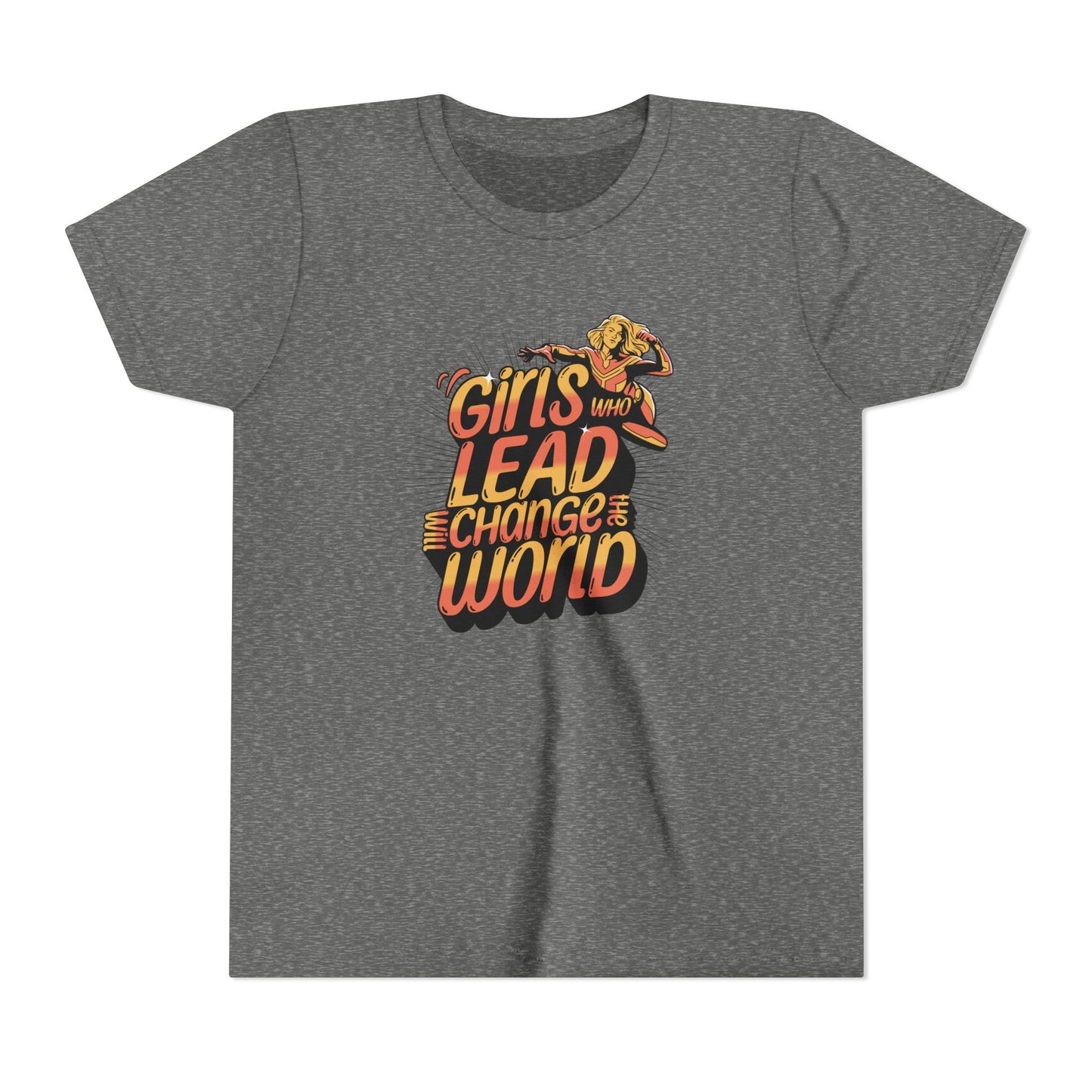 Girls Who Lead Will Change the World - Youth Tee