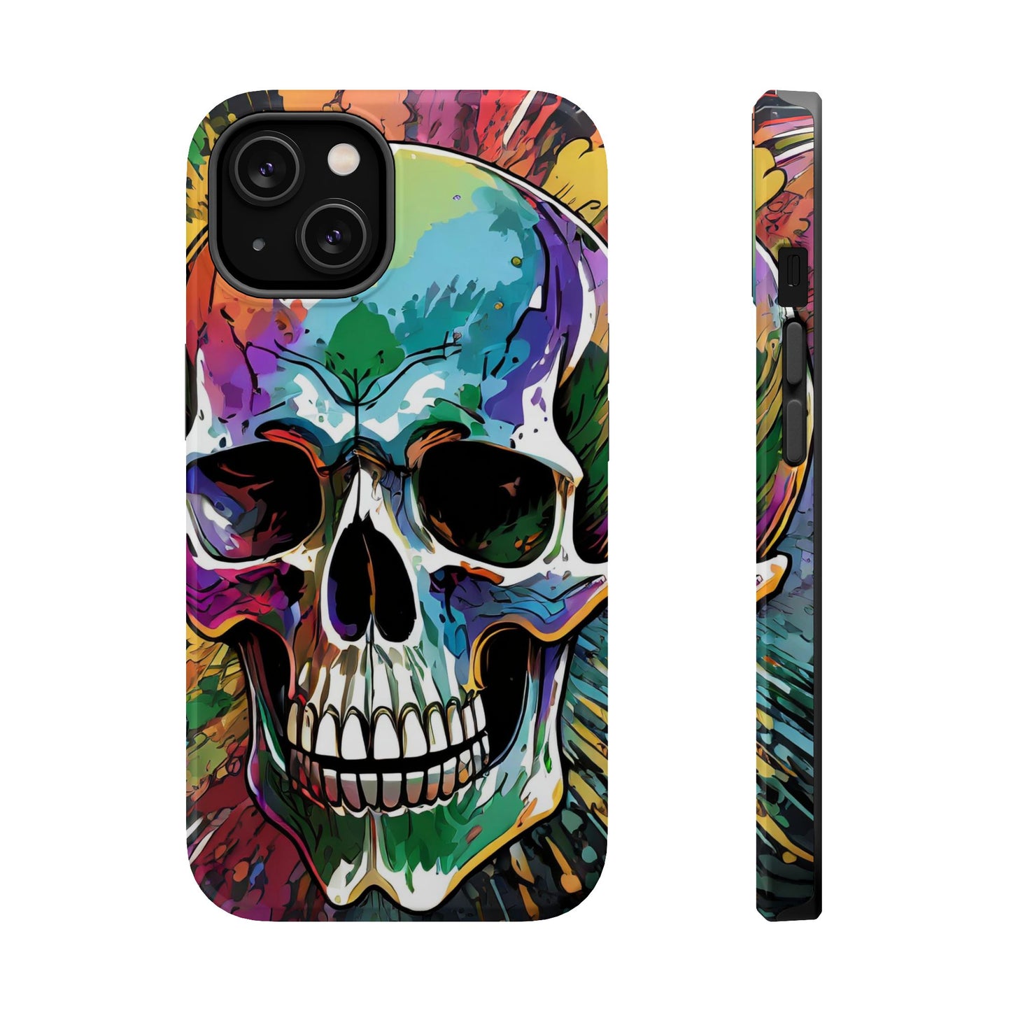 Graffiti Skull - MagSafe iPhone Tough Case