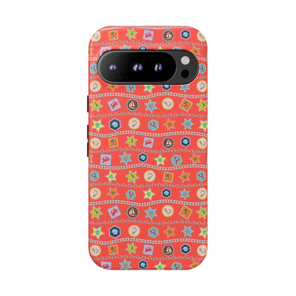 Colorful Summer Icon Patterned Phone Case - iPhone, Pixel, and Samsung Galaxy