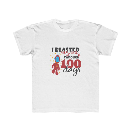 Kids I Blasted Through 100 Days of School - Regular Fit Tee