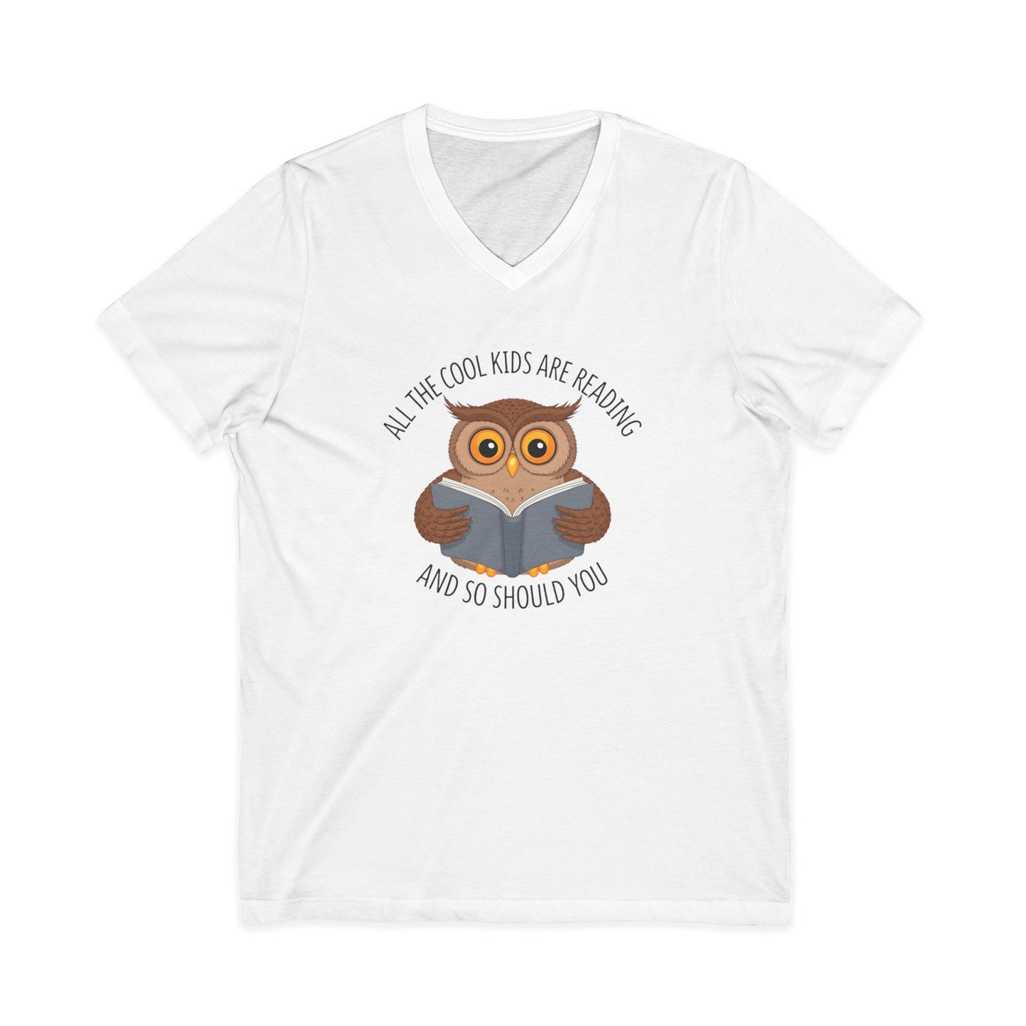 All The Cool Kids Are Reading Women’s V-Neck