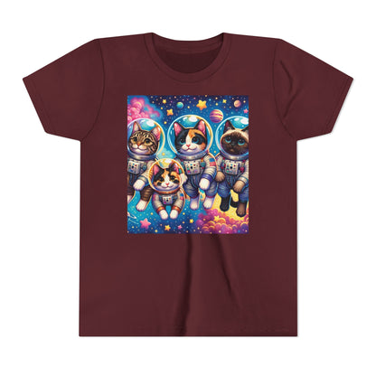 Kids Cats In Space TShirt Kids Graphic Tee