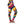 Electric Retro Wave High Waisted Yoga Leggings – Vibrant Abstract Ribbons