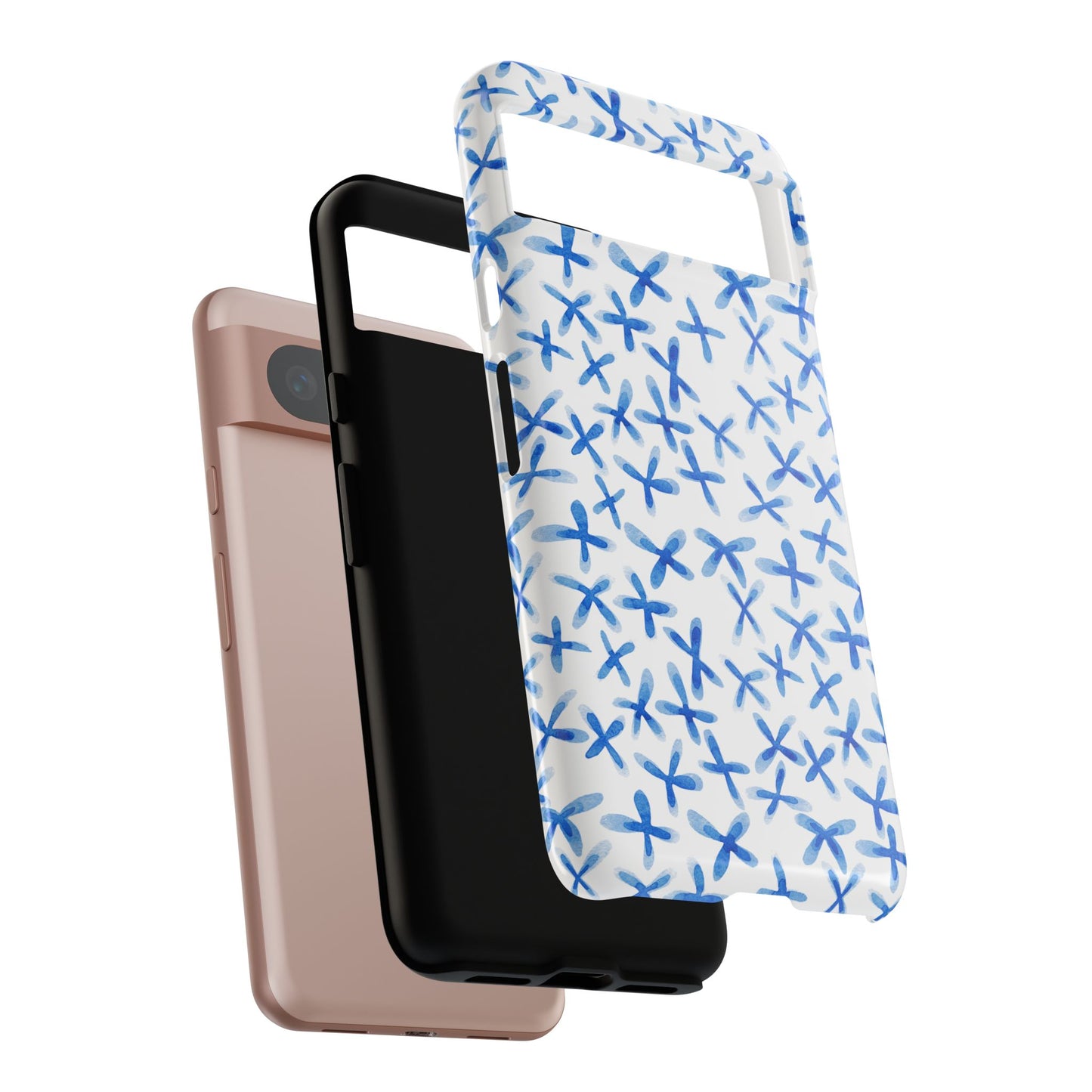 Pastel Blue Floral - Phone Case - iPhone, Samsung, Pixel