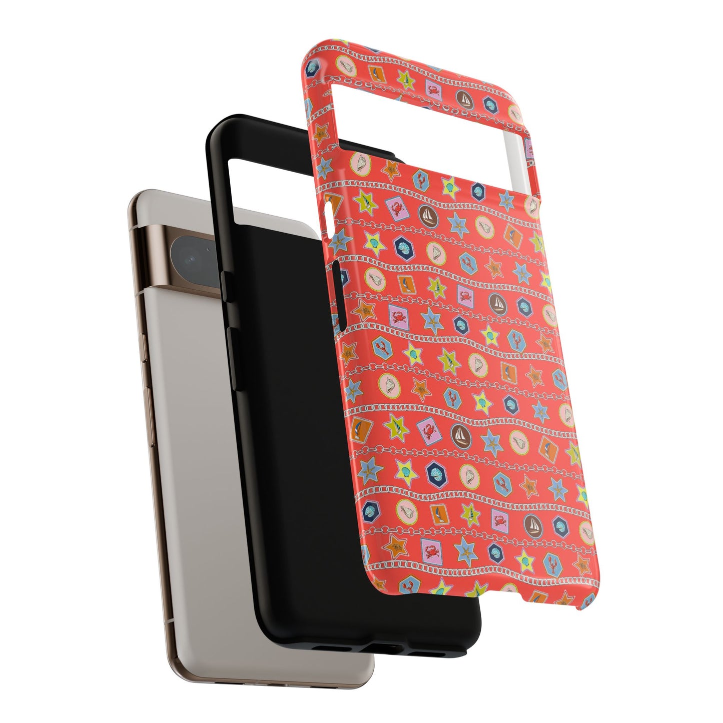 Colorful Summer Icon Patterned Phone Case - iPhone, Pixel, and Samsung Galaxy