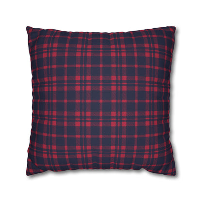 Blue & Red Plaid Christmas Pillowcase