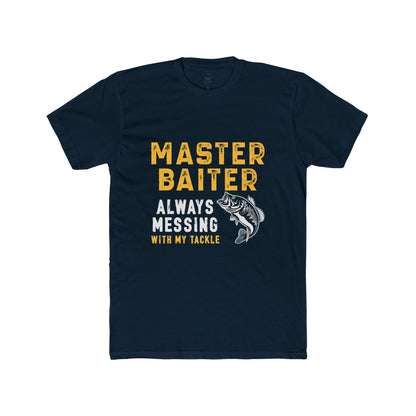 Master Baiter Funny Fishing T-Shirt –Cotton Tee