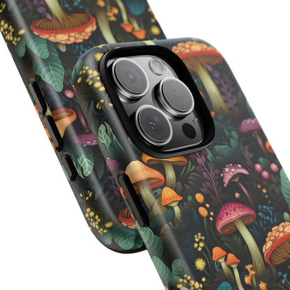 Mushroom Forest Colorful Fungi Phone Case