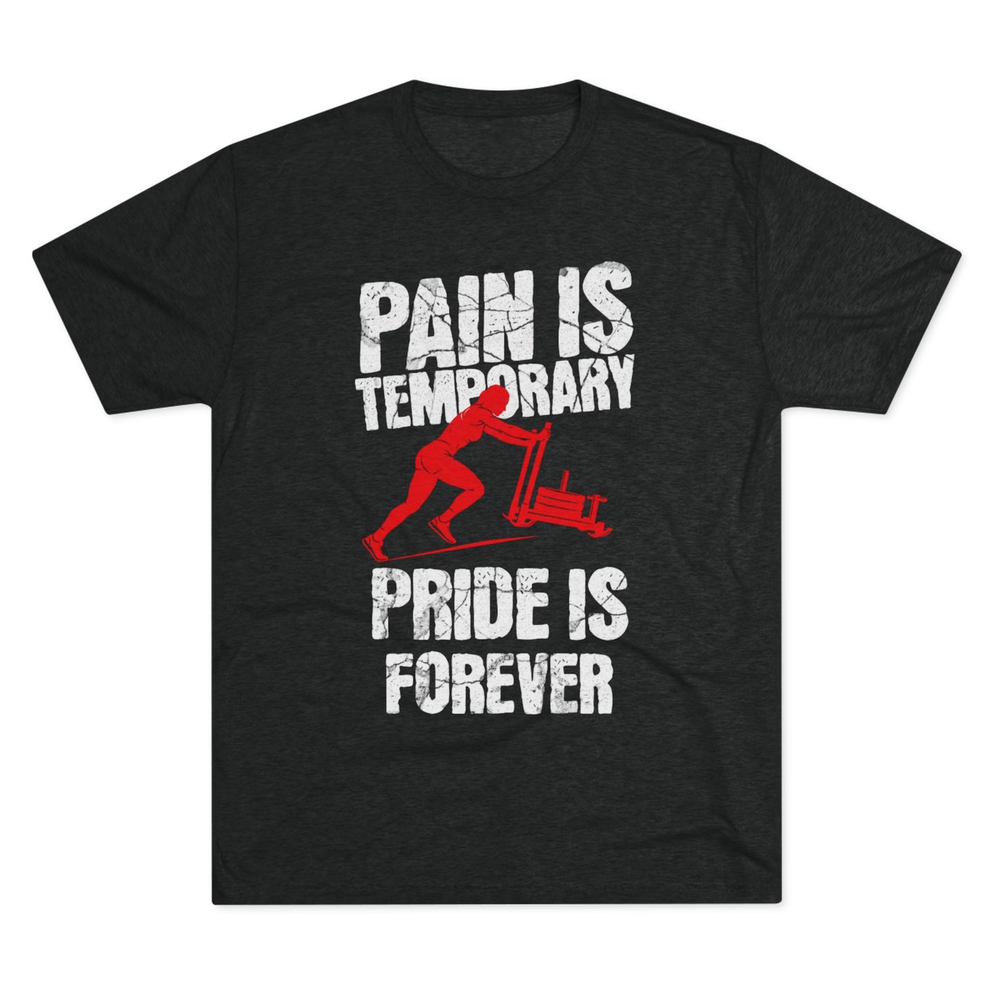 Women's Pain Is Temporary Pride Is Forever Tri-Blend Tee