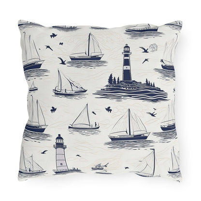 Nautical - Outdoor Throw Pillow