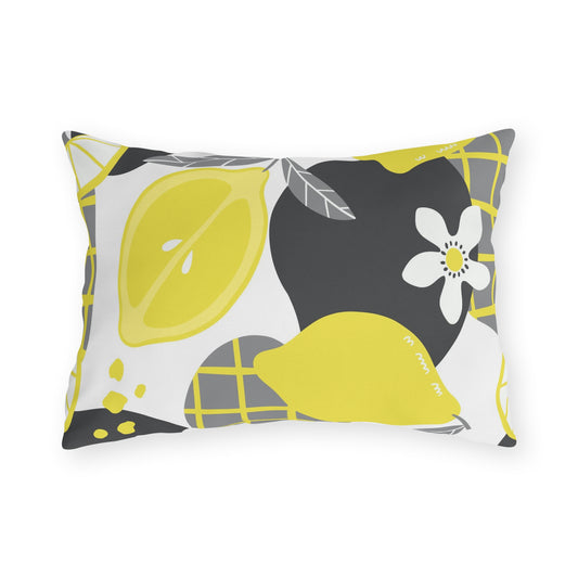 Outdoor Pillow - Lemon Citrus Outdoor Throw Pillow