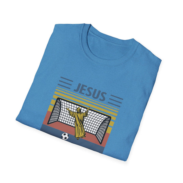 Jesus Saves Unisex Softstyle T-Shirt Funny TShirt Christian TShirt