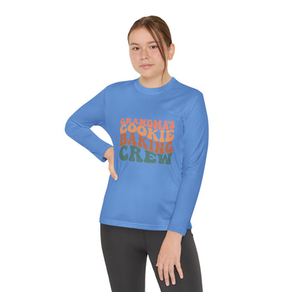 Kids Long Sleeve Grandma Cookie Baking Crew