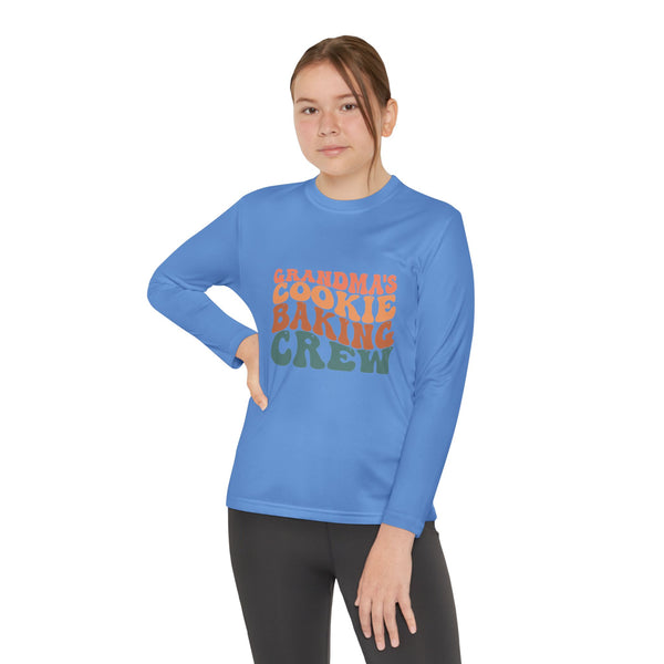 Kids Long Sleeve Grandma Cookie Baking Crew