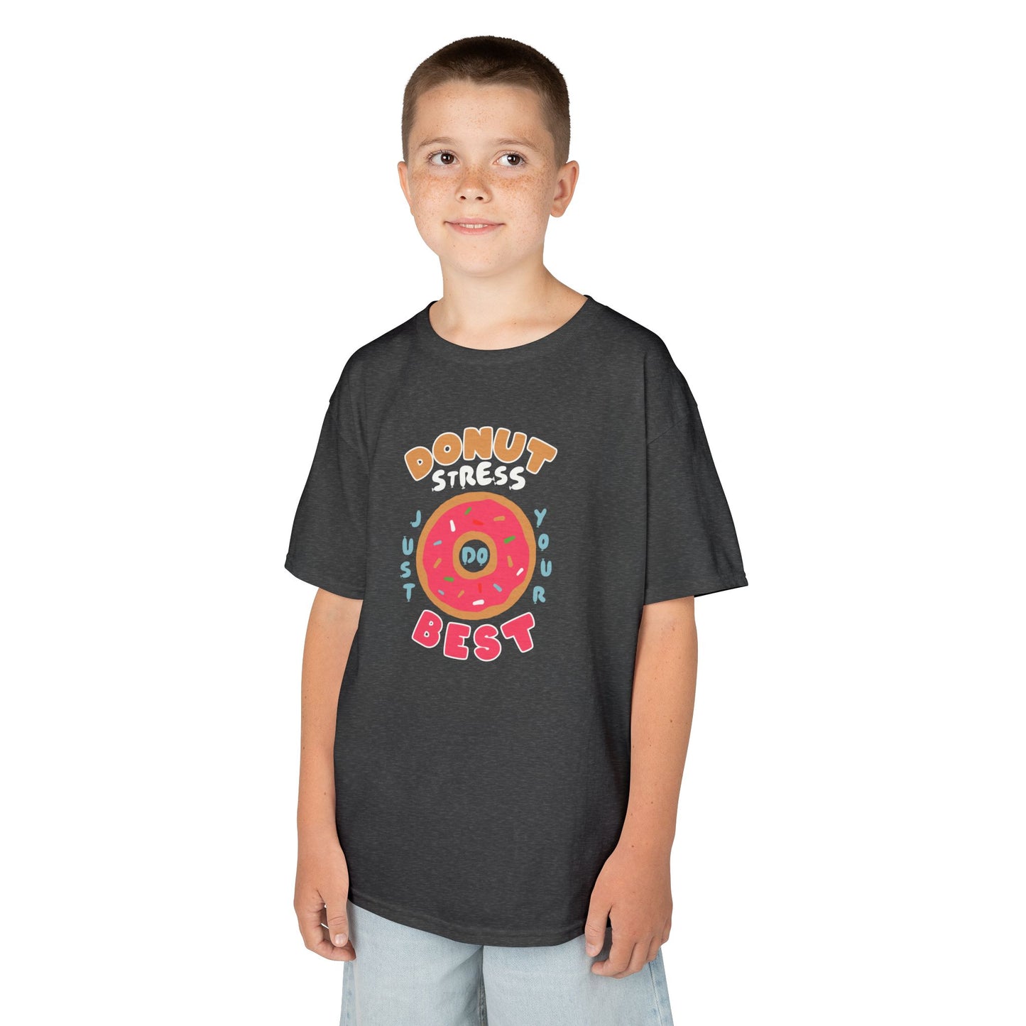 Donut Stress Try Your Best Tee -  Kids TShirt