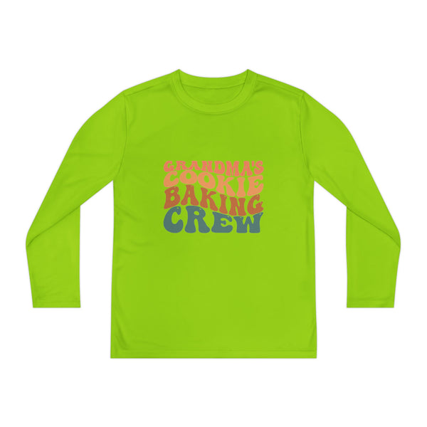 Kids Long Sleeve Grandma Cookie Baking Crew