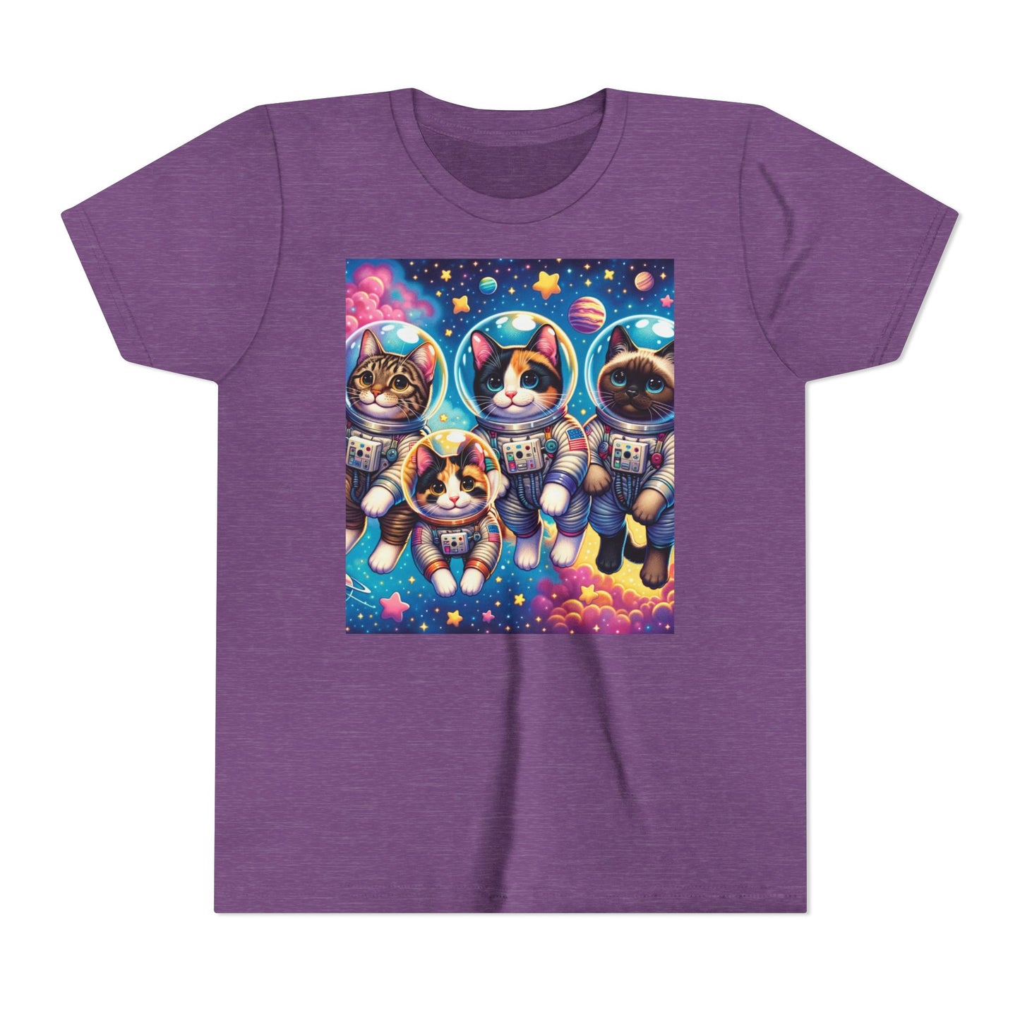 Kids Cats In Space TShirt Kids Graphic Tee