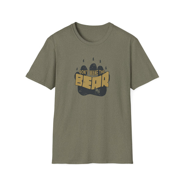 Don't Wake the Bear Outdoor Themed TShirt Fathers Day Gift Idea