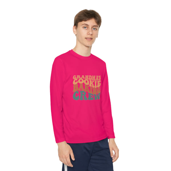 Kids Long Sleeve Grandma Cookie Baking Crew