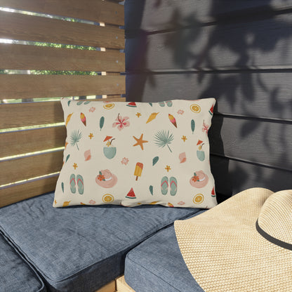 Summer Themed - Outdoor Throw Pillow