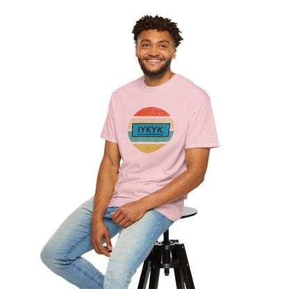 IYKYK Vintage Style Tee with Retro Rainbow