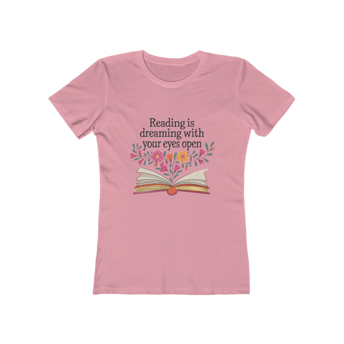 Reading Is Dreaming With Your Eyes Open - Womens Classic Tee