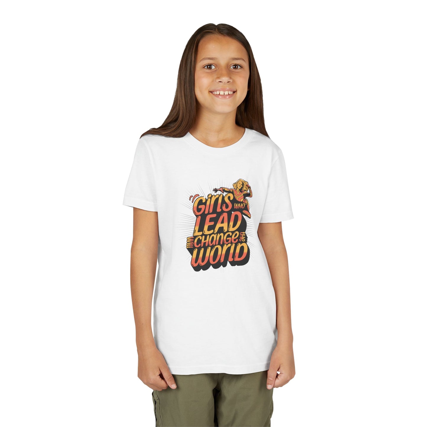 Girls Who Lead Will Change the World - Youth Tee